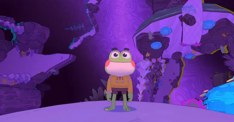 Imagen del artículo - Big Hops: divertidas plataformas 3D con una rana