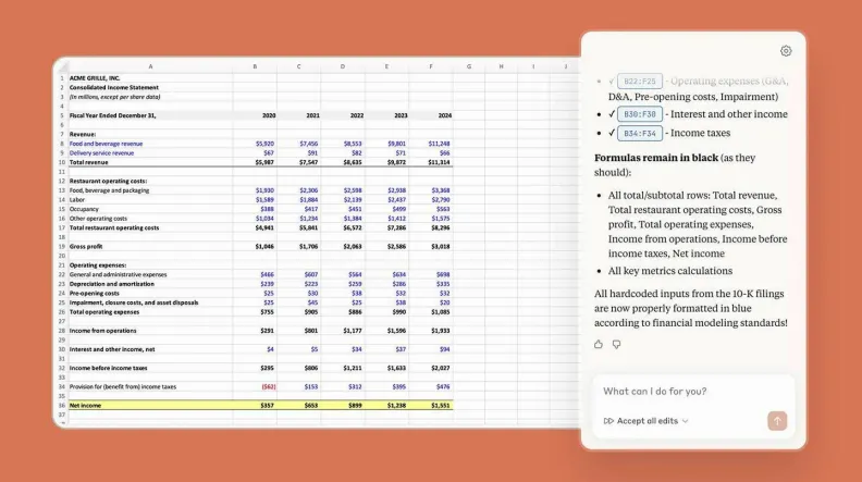 Claude для Excel: Нові можливості AI в робочих таблицях