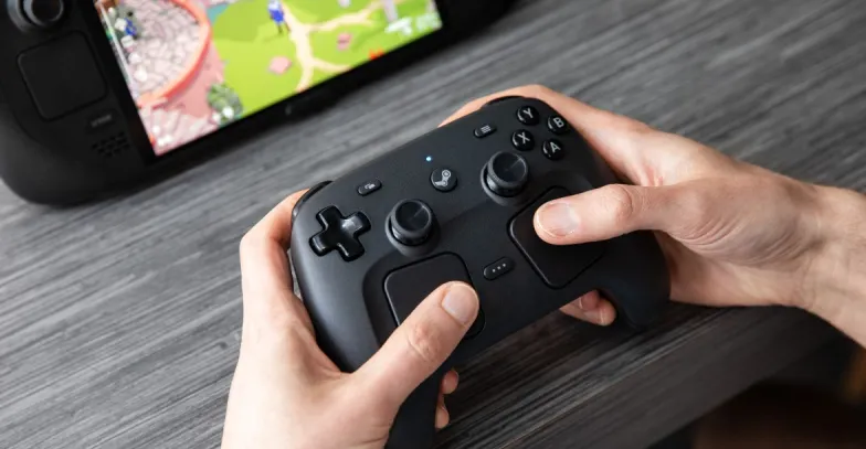 Imagen del artículo - Steam Controller 2026: mando personalizable para Steam