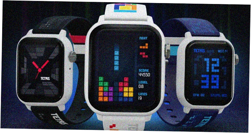 Розумний годинник Tetris: My Play Watch з класичною грою на вашому зап’ясті