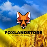 Логотип телеграм спільноти - Foxlandstore🦊 💙💛