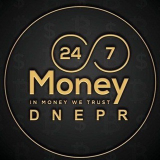 Логотип телеграм спільноти - Обмін Валют Дніпро “Money 24/7”