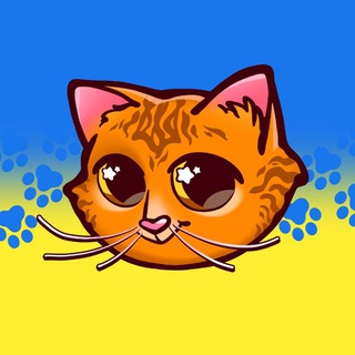 Логотип телеграм спільноти - Благокотик (Благодійні Аукціони)