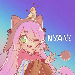 Логотип телеграм спільноти - NYAN_ANIME_FIGURES