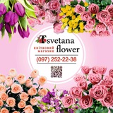 Логотип телеграм спільноти - Tsvetana flower