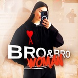 Логотип телеграм спільноти - BRO&amp;WOMAN для прекрасних 😇