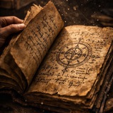 Логотип телеграм спільноти - 🕯️Occult Grimoire🌔