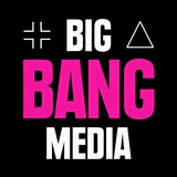 Логотип телеграм спільноти - BIG ✙ BANG MEDI∆ (переходник)