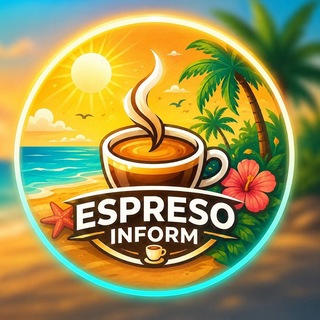 Логотип телеграм спільноти - Espreso Inform ☕️