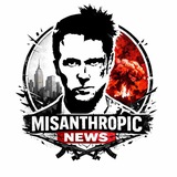 Логотип телеграм спільноти - Misanthropic News