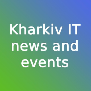 Telegram community logo - Kharkiv IT news and events