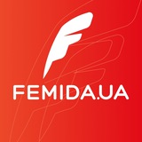 Логотип телеграм спільноти - FEMIDA.UA - інформаційний ресурс