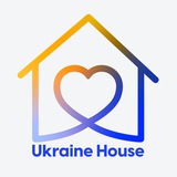 Логотип телеграм спільноти - Ukraine House. Український Дім Клуж-Напока