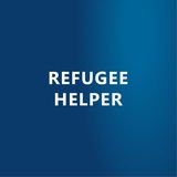 Логотип телеграм спільноти - Refugee helper 🇺🇦 Помічник біженця 🇺🇦 Помощник беженца 🇺🇦 Right to Protection | Право на Захист | Право на Защиту