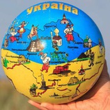 Логотип телеграм спільноти - Історії Брайля на глобусі