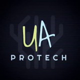 Логотип телеграм спільноти - UAPROTECH 🇺🇦 технології | IT | кібербезпека | digital