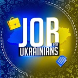 Логотип телеграм спільноти - JOB for Ukrainians