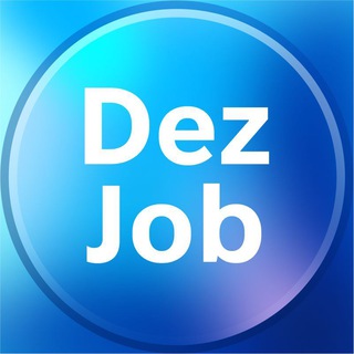 Logo de la comunidad de Telegram — DezJob | Вакансії