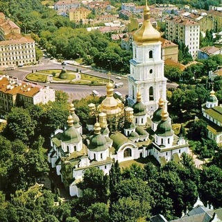 Логотип телеграм спільноти - Київ, жива iсторiя