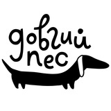 Логотип телеграм спільноти - ДовгийПес