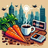 Telegram community logo — Морква з Кавою🥕