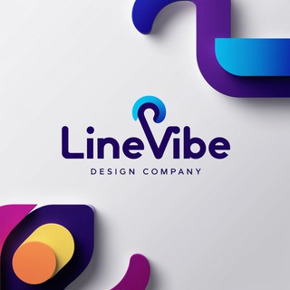 Логотип телеграм спільноти - LineVibe-Design🖥