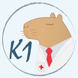Логотип телеграм спільноти - КРОК-1 без стресу