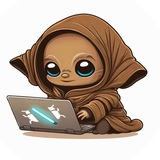 Logo de la comunidad de Telegram — May the testing be with you