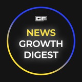 Логотип телеграм спільноти - Growth Digest - news, reports, analytics for IT business