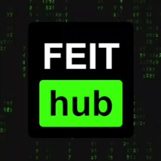 Логотип телеграм спільноти - FEIT_Hub 🟢