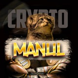 Логотип телеграм спільноти - ManulCrypto