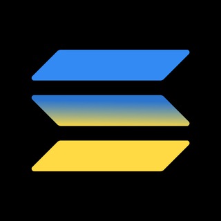Логотип телеграм спільноти - Solana Ukraine 🇺🇦