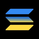 Логотип телеграм спільноти - Solana Ukraine 🇺🇦