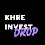 Логотип телеграм спільноти - KHRE INVEST DROP