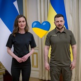 Логотип телеграм спільноти - 🇫🇮❤️🇺🇦 Українці в Фінляндії / Украинцы в Финляндии