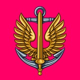 Логотип телеграм спільноти - Інформаційний канал Морської Піхоти