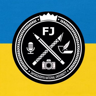 Логотип телеграм спільноти - Факультет Журналістики (ЗНУ)