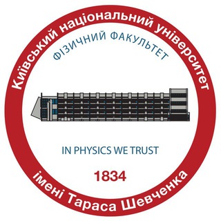 Логотип телеграм спільноти - Фізичний факультет КНУ Шевченка