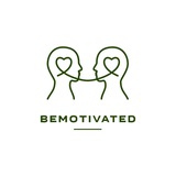 Логотип телеграм спільноти - BEMOTIVATED | Саморозвиток