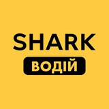 Логотип телеграм спільноти - Shark - driver / шарк водій