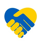 Logo de la comunidad de Telegram — Евакуація, поселення, допомога