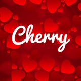 Логотип телеграм спільноти - CHERRY🍒 Синя 1486