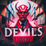 Логотип телеграм спільноти - DEVILS DROP | Дропшиппінг