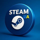 Логотип телеграм спільноти - Steam UA 🇺🇦