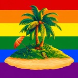 Telegram community logo — Lost Island 🌴