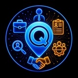 Логотип телеграм спільноти - QLX РОБОТА 🛠
