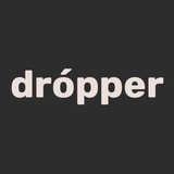 Логотип телеграм спільноти - drópper | все про дропшиппінг