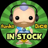 Логотип телеграм спільноти - Funko_dice IN STOCK