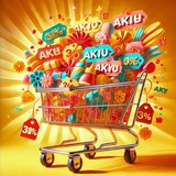 Логотип телеграм спільноти - Знижкоманія 🇺🇦