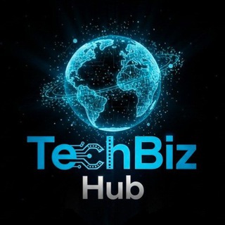 Telegram community logo — TechBiz Hub | Новини про технології та бізнес